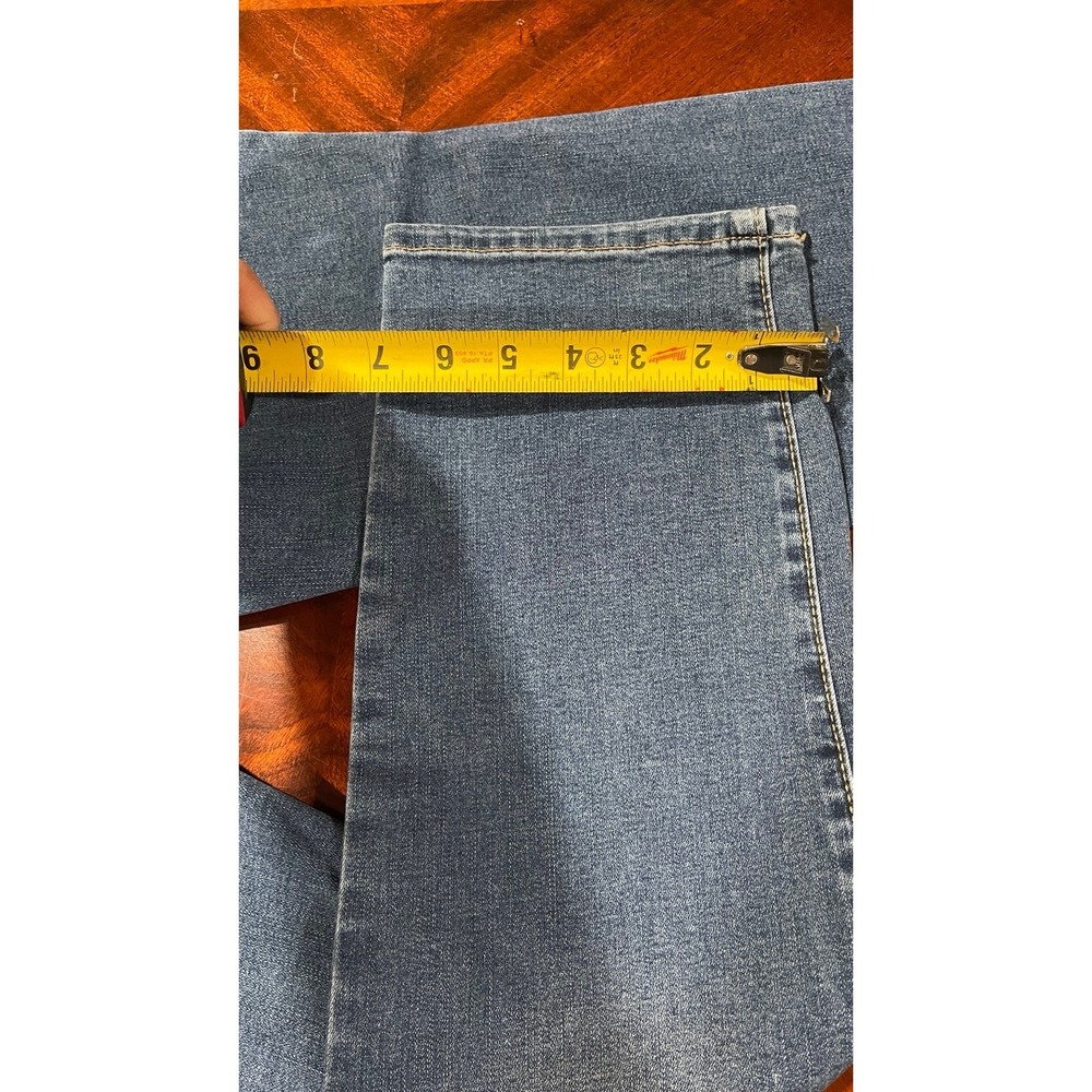 Lee Sculpting Slim Leg Jeans Women Size 12 Short Mid Rise Stretch Denim NWT - Picture 10 of 12